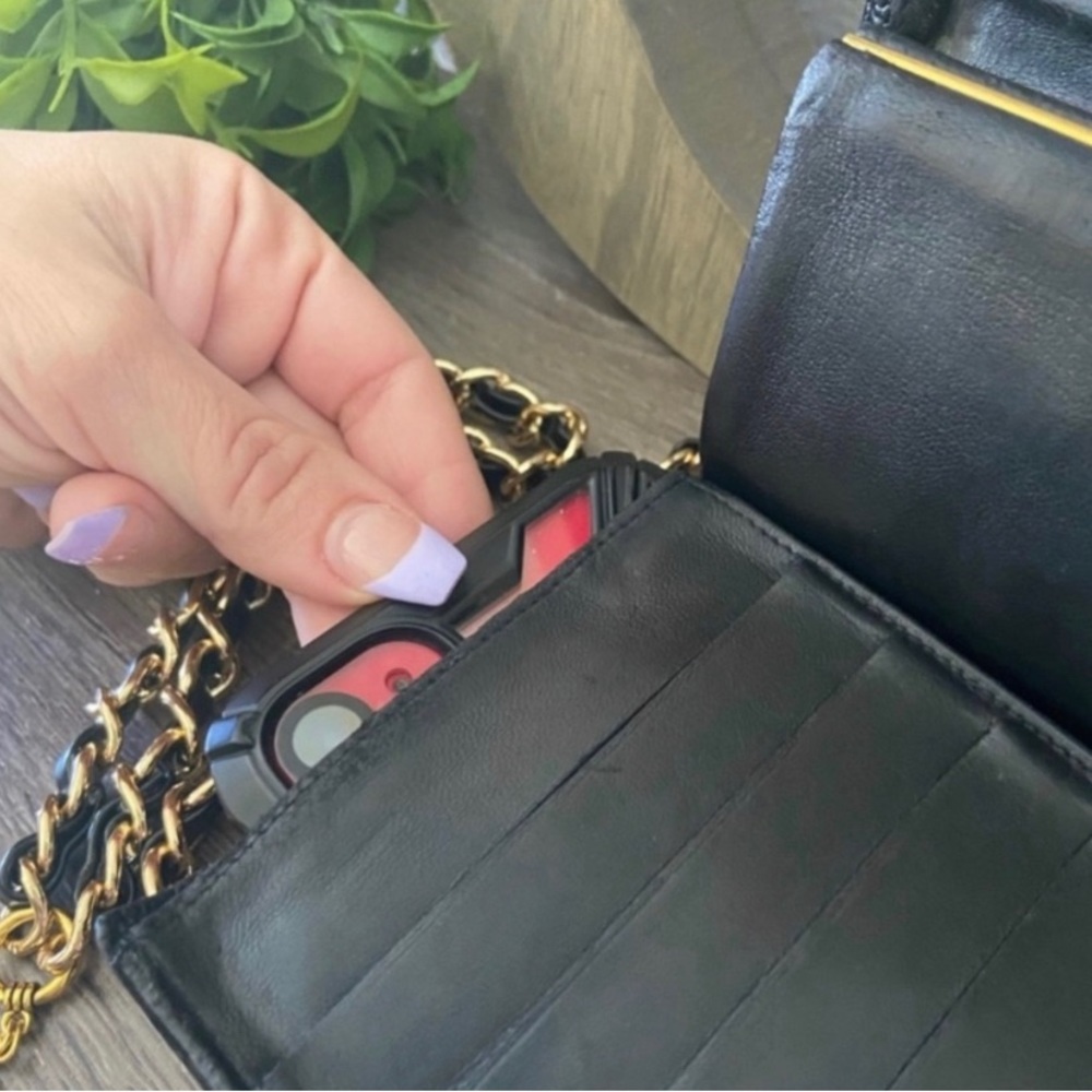 🖤⚜️Chanel Timeless Wallet Crossbody Shoulder Chain Pearl Crush Style Adjustable - Picture 11 of 15